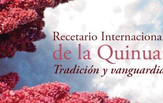 portada de libro recetaro internacional de la quinoa